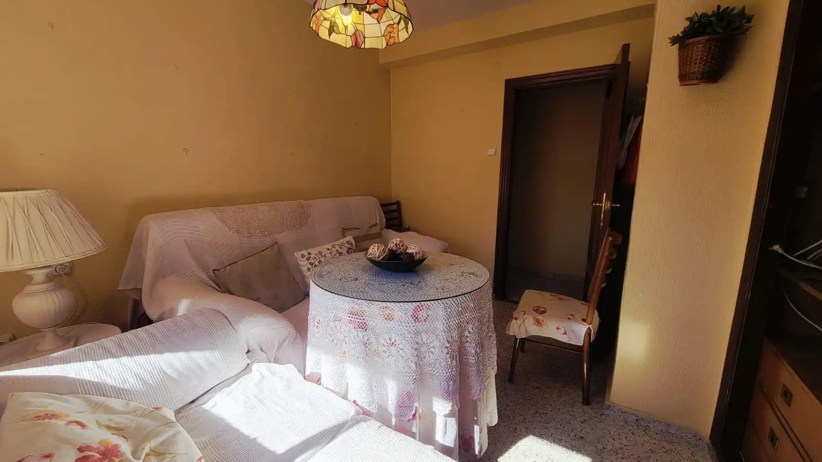 Living room of Flat for sale in Almería  with Terrace and Furnished