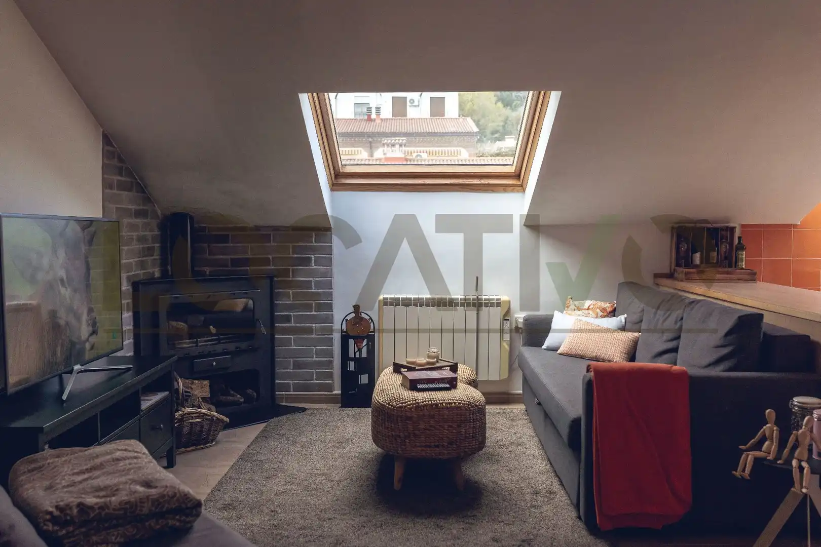 Living room of Flat for sale in Villanueva de la Vera  with Air Conditioner and Heating