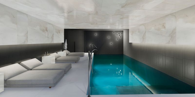 Swimming pool of Flat for sale in Calpe / Calp