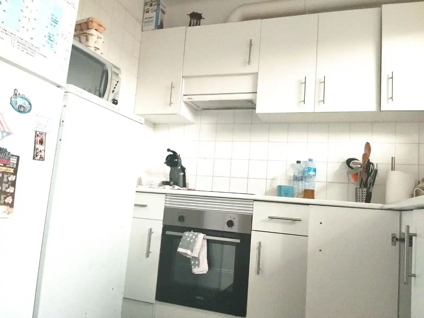 Kitchen of Flat for sale in Girona Capital  with Terrace and Balcony