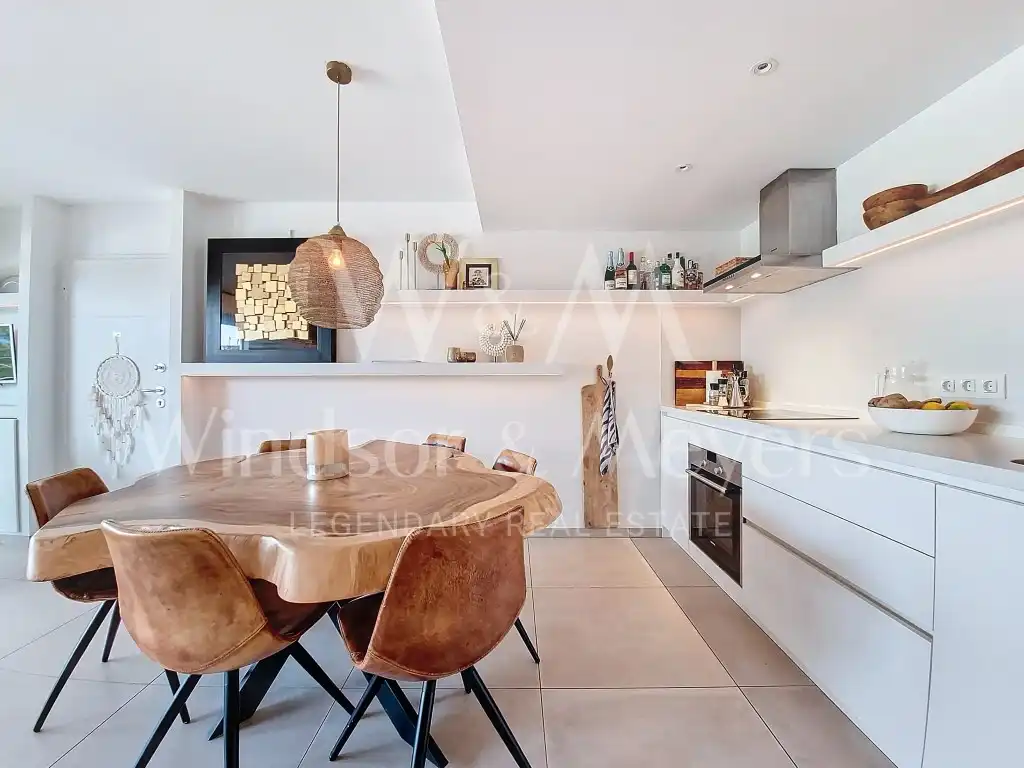 Kitchen of Flat for sale in Sant Josep de sa Talaia  with Air Conditioner, Furnished and Oven