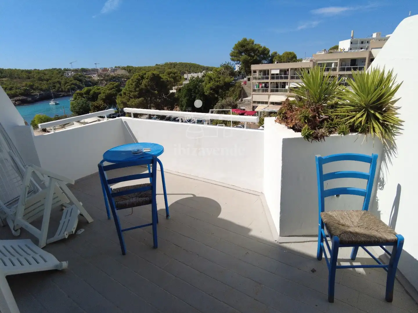 Terrace of Flat for rent in Sant Joan de Labritja  with Air Conditioner, Heating and Terrace