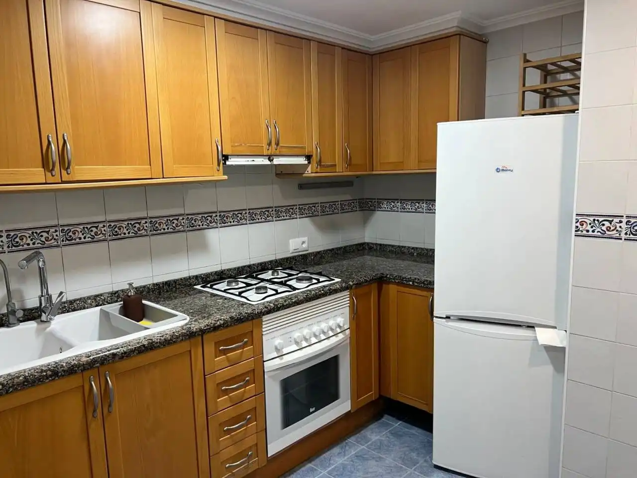 Cocina de Piso de alquiler en Valencia con Aire acondicionado, Calefacción y Amueblado