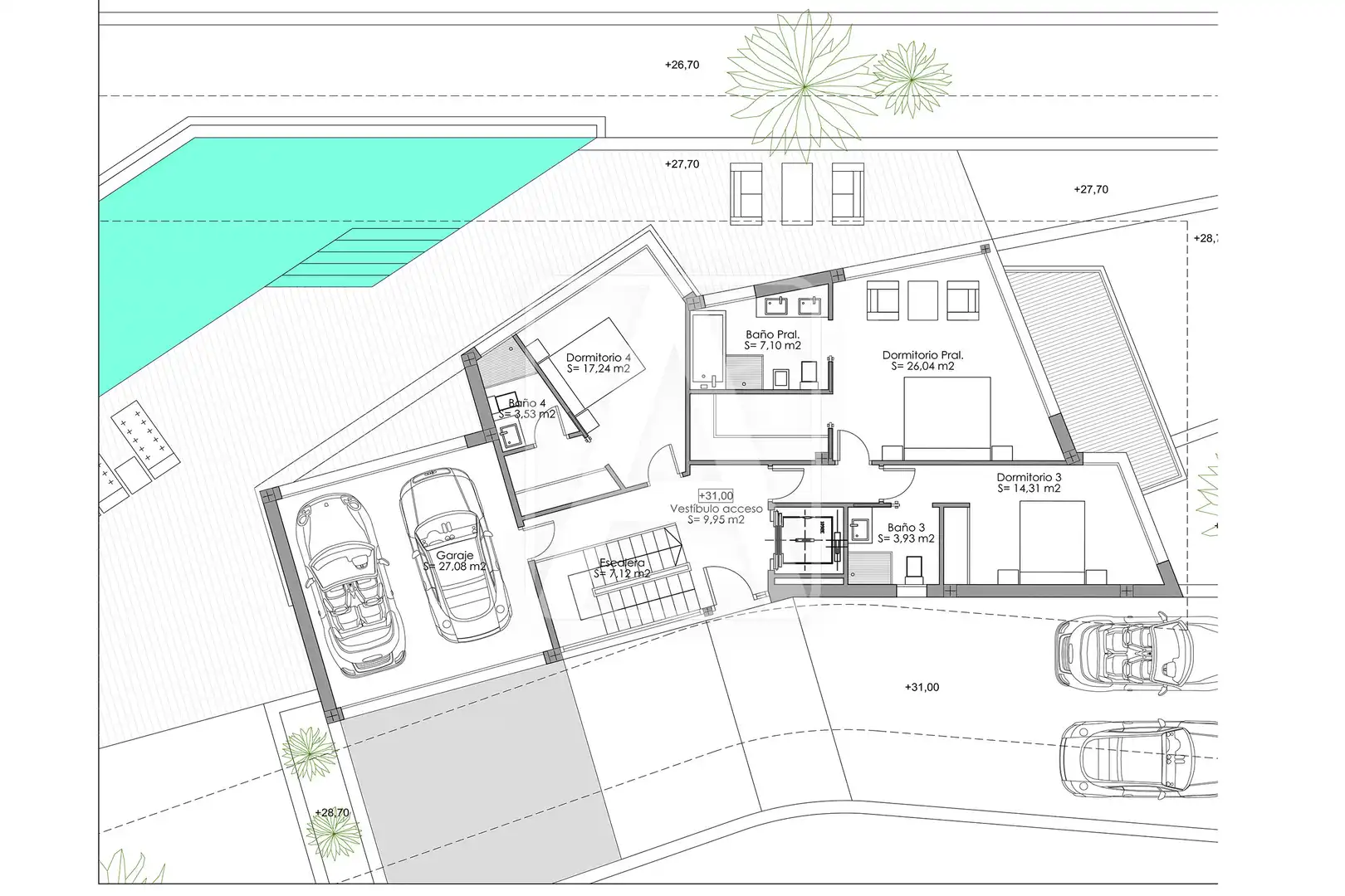 Chalet con piscina en venta en Maryvilla, imagen 39