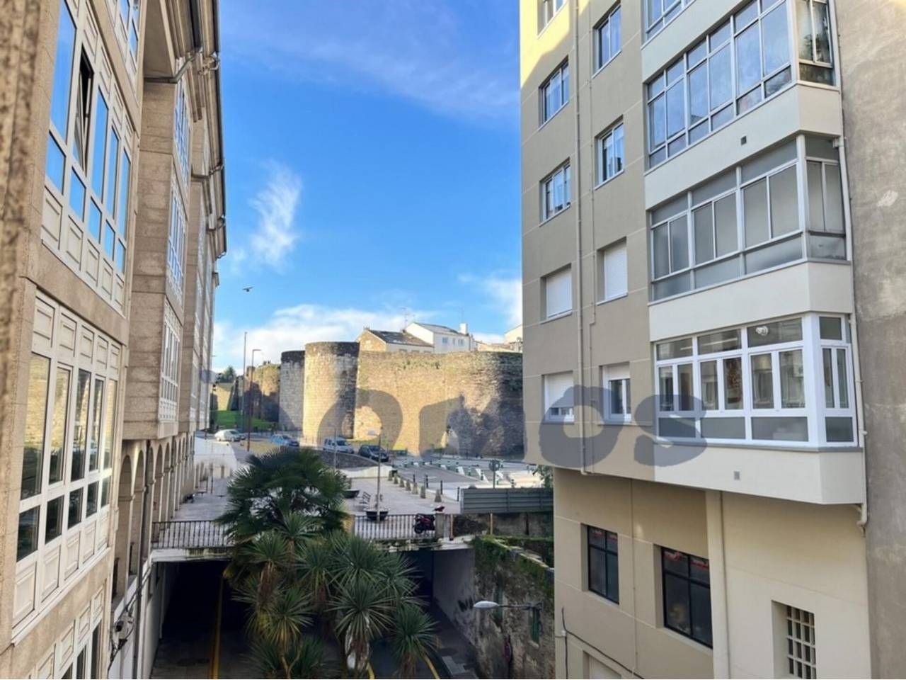 Exterior view of Flat for sale in Lugo Capital  with Heating, Storage room and Balcony