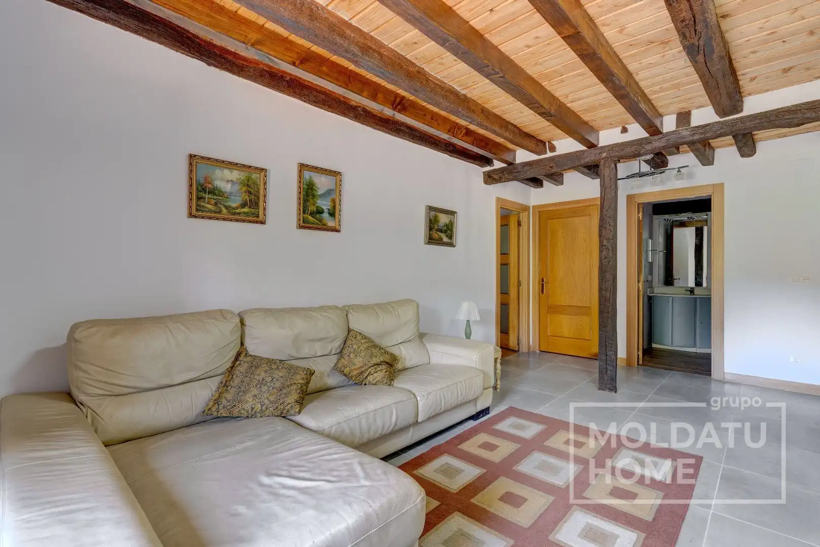 Sala de estar de Casa o chalet en venta en Mendaro con Calefacción, Jardín privado y Terraza