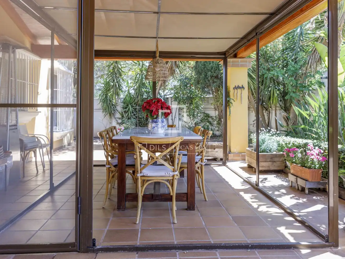 Terraza de Finca rústica en venta en Rocafort con Aire acondicionado, Jardín privado y Terraza