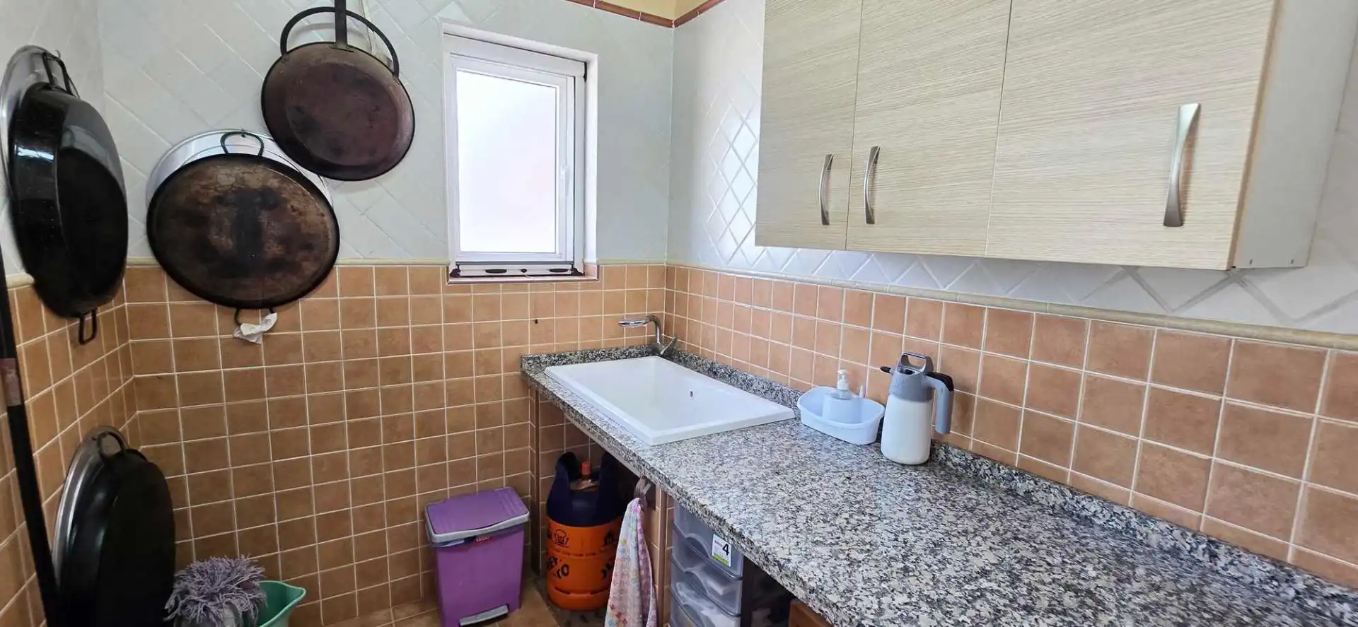 Cuina de Casa o xalet en venda en Novelda amb Aire condicionat, Jardí privat i Terrassa
