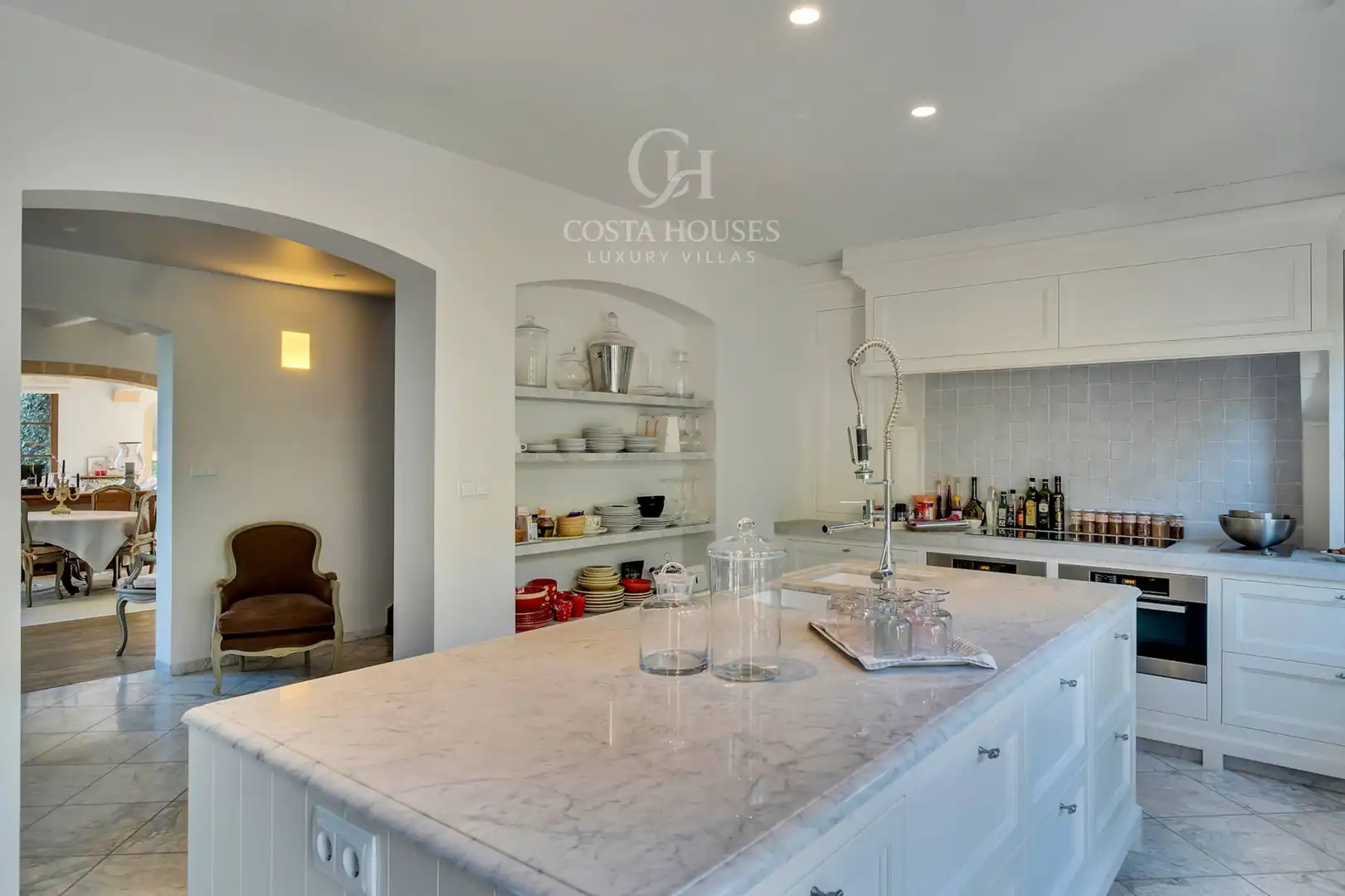 Cocina de Casa o chalet en venta en Jávea / Xàbia con Aire acondicionado, Calefacción y Jardín privado