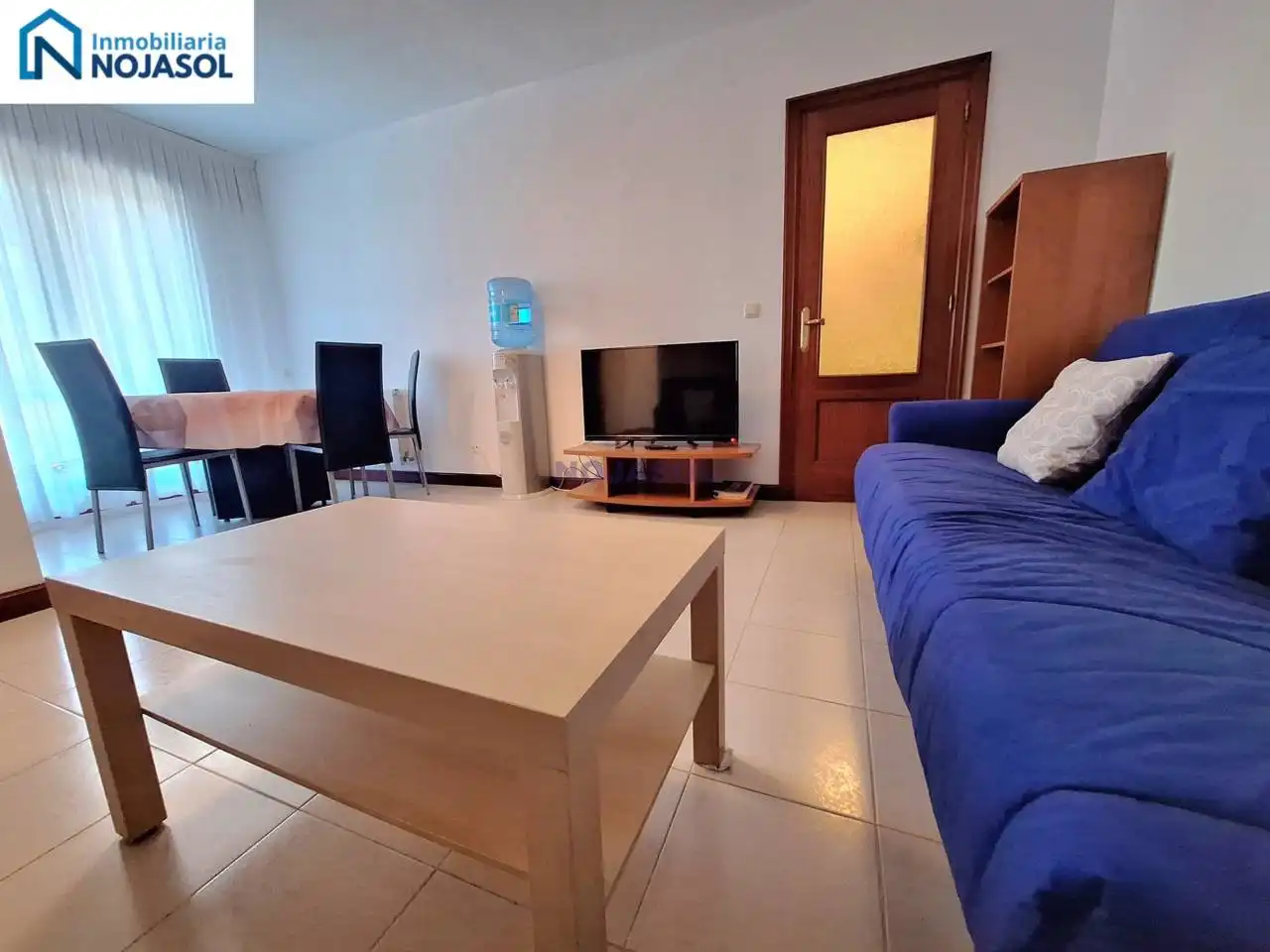 Sala de estar de Apartamento de alquiler en Noja con Calefacción, Terraza y Amueblado