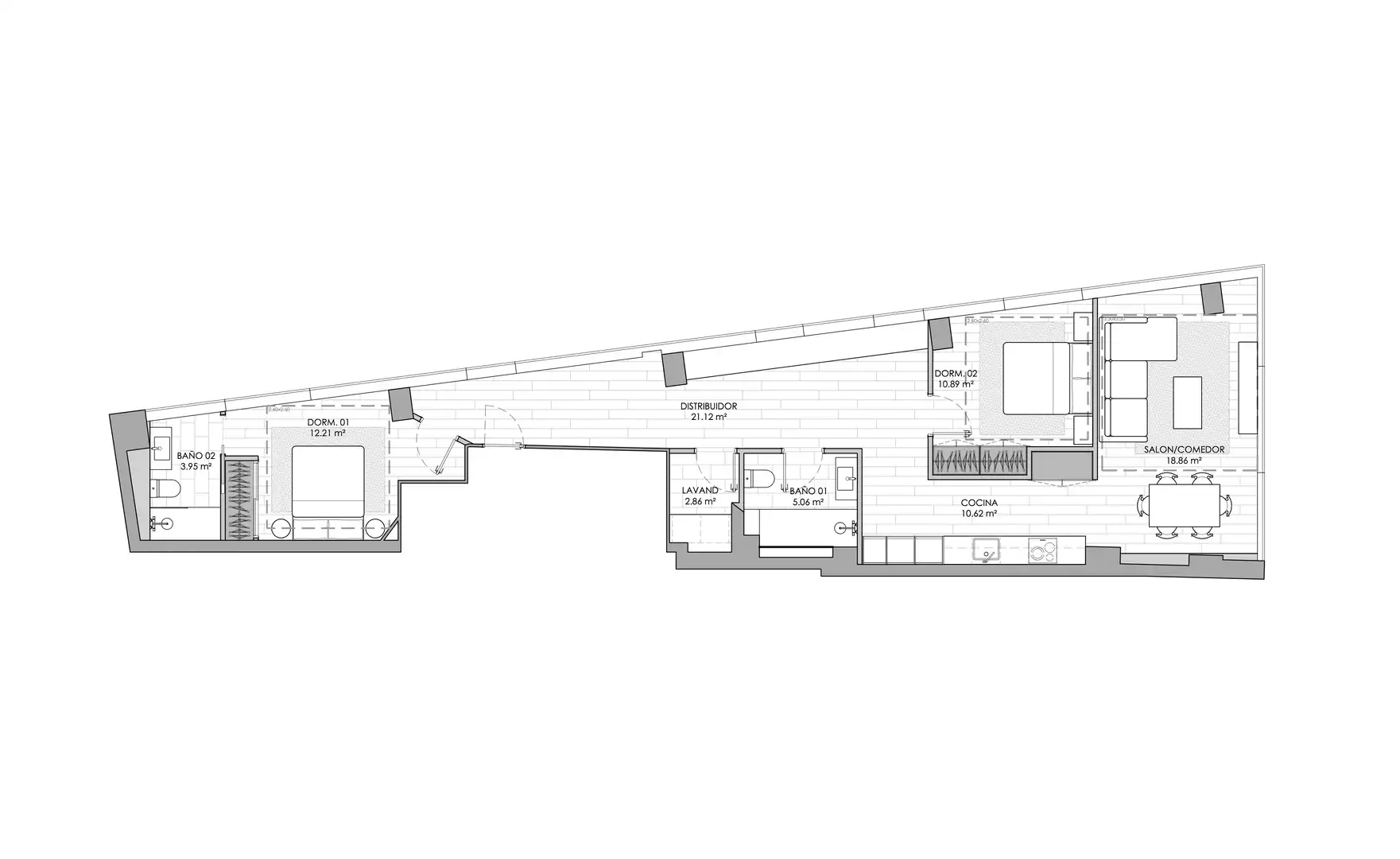 Piso de alquiler en Centro - Juan Flórez - Plaza Pontevedra