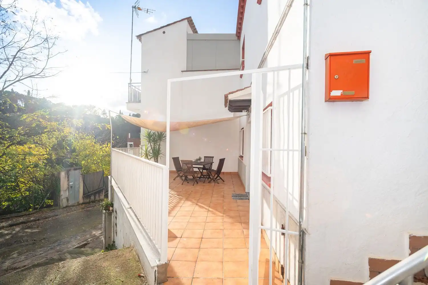 Terraza de Piso de alquiler en Girona con Calefacción, Terraza y Trastero
