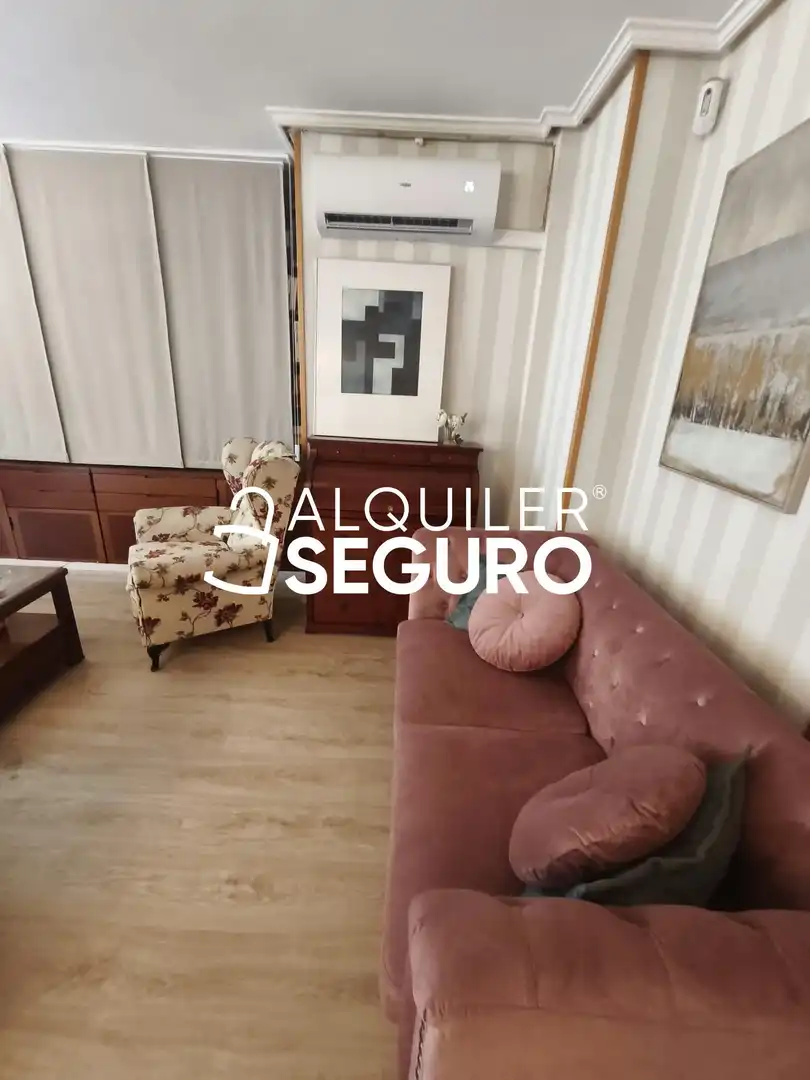 Sala d'estar de Pis de lloguer en Zaragoza amb Aire condicionat, Calefacció i Terrassa