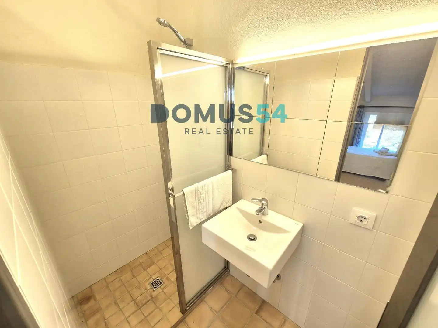 Baño de Finca rústica de alquiler en Petra con Aire acondicionado, Terraza y Piscina