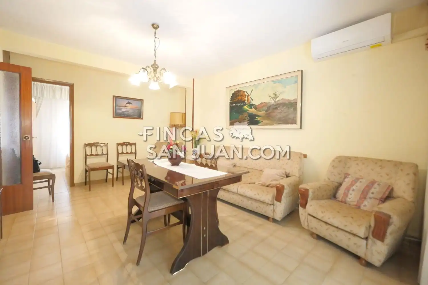 Comedor de Piso en venta en San Vicente del Raspeig / Sant Vicent del Raspeig con Balcón