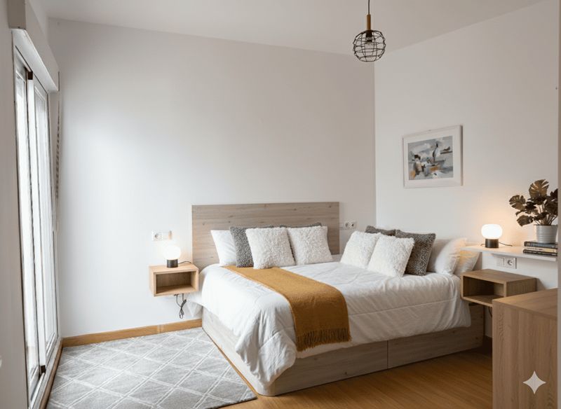 Bedroom of Flat for sale in Atarfe  with Air Conditioner, Heating and Parquet flooring