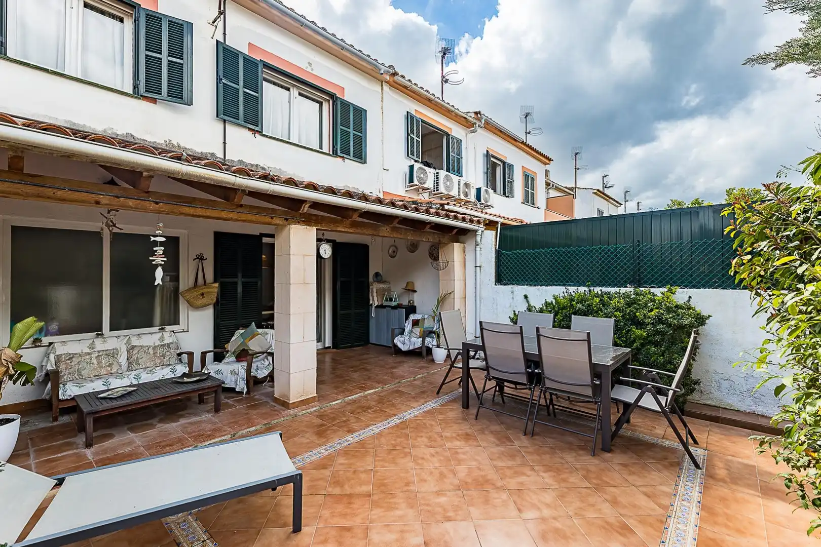 Terrassa de Casa adosada en venda en  Palma de Mallorca amb Calefacció, Parquet i Terrassa
