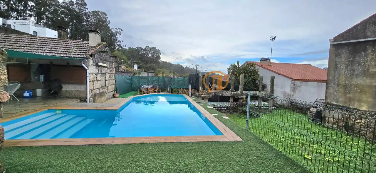 Piscina de Casa o chalet en venta en Vilagarcía de Arousa con Jardín privado, Terraza y Trastero