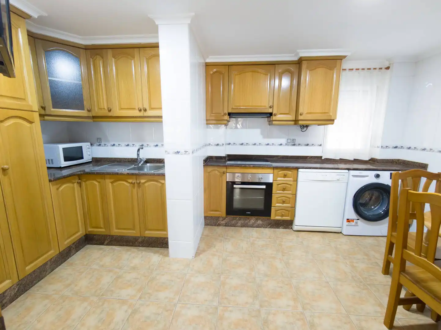 Kitchen of Flat for sale in Santa Pola  with Air Conditioner, Storage room and Furnished