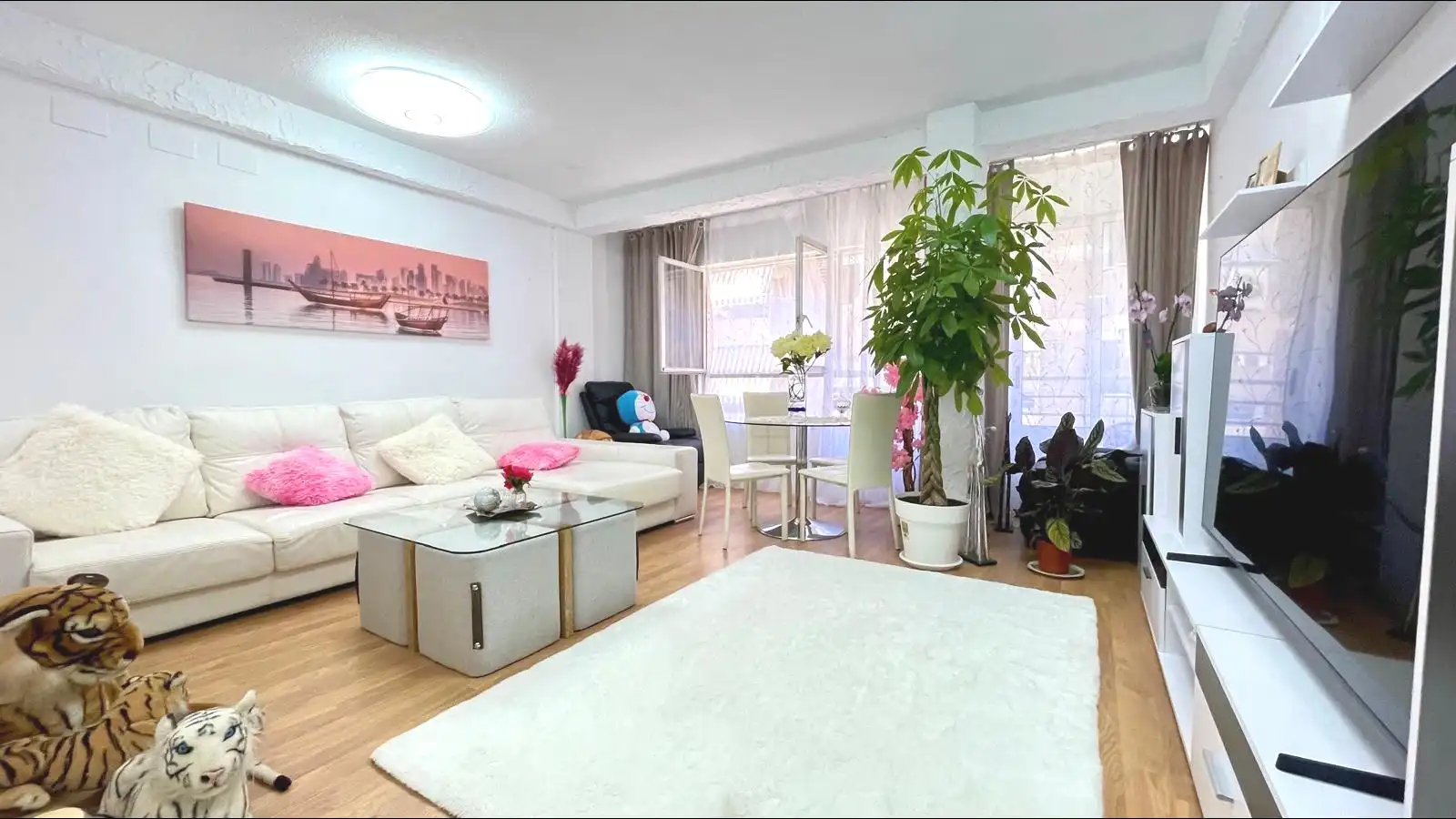 Living room of Flat for sale in Alicante / Alacant  with Air Conditioner, Heating and Terrace