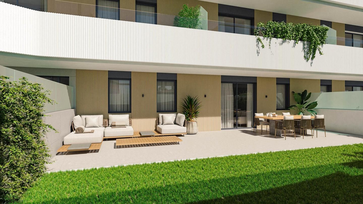 Terrassa de Apartament en venda en Mijas amb Aire condicionat, Calefacció i Jardí privat