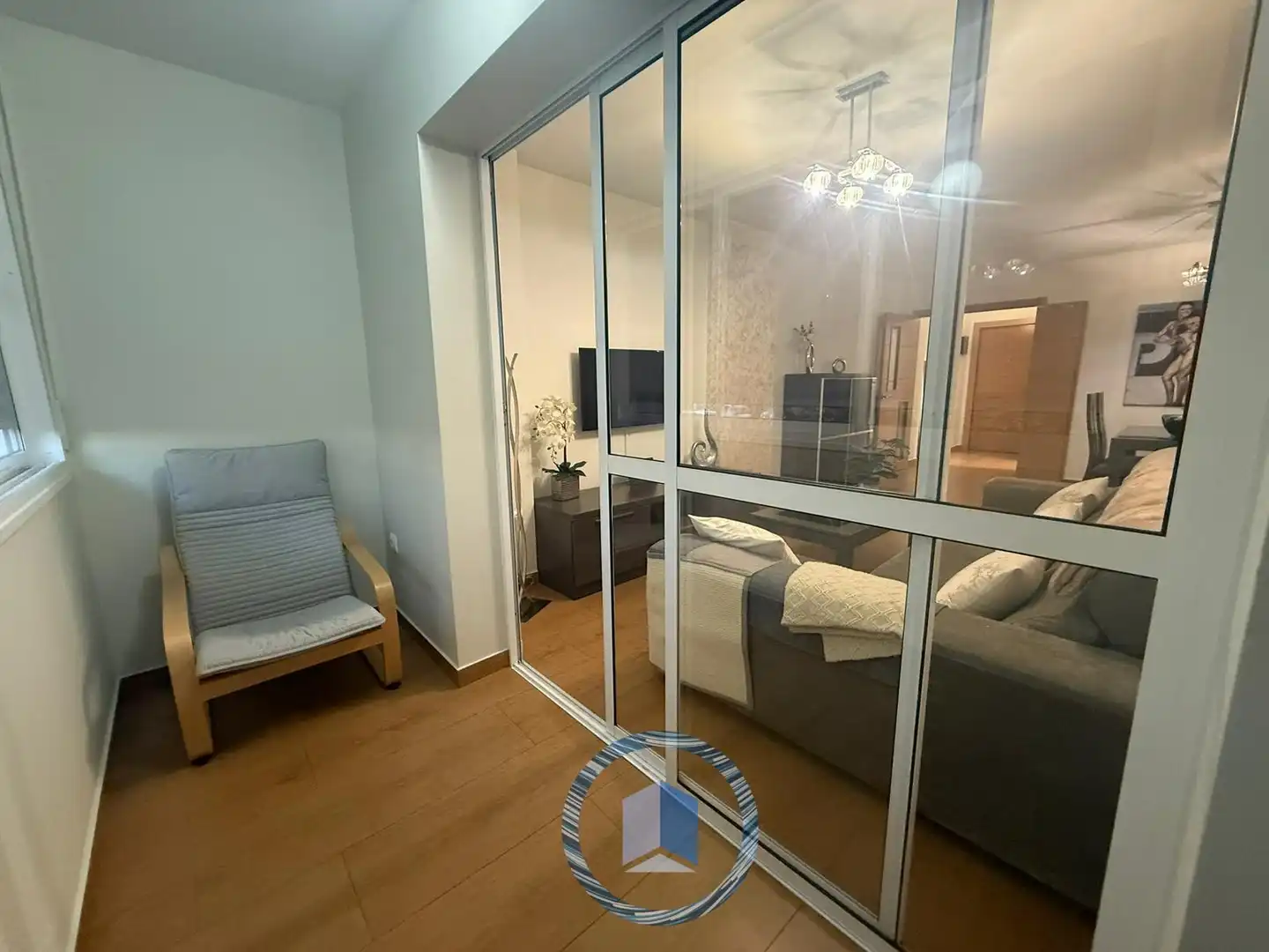 Wohnzimmer von Wohnung zum Verkauf in Montequinto mit Terrasse, Schwimmbad und Möbliert
