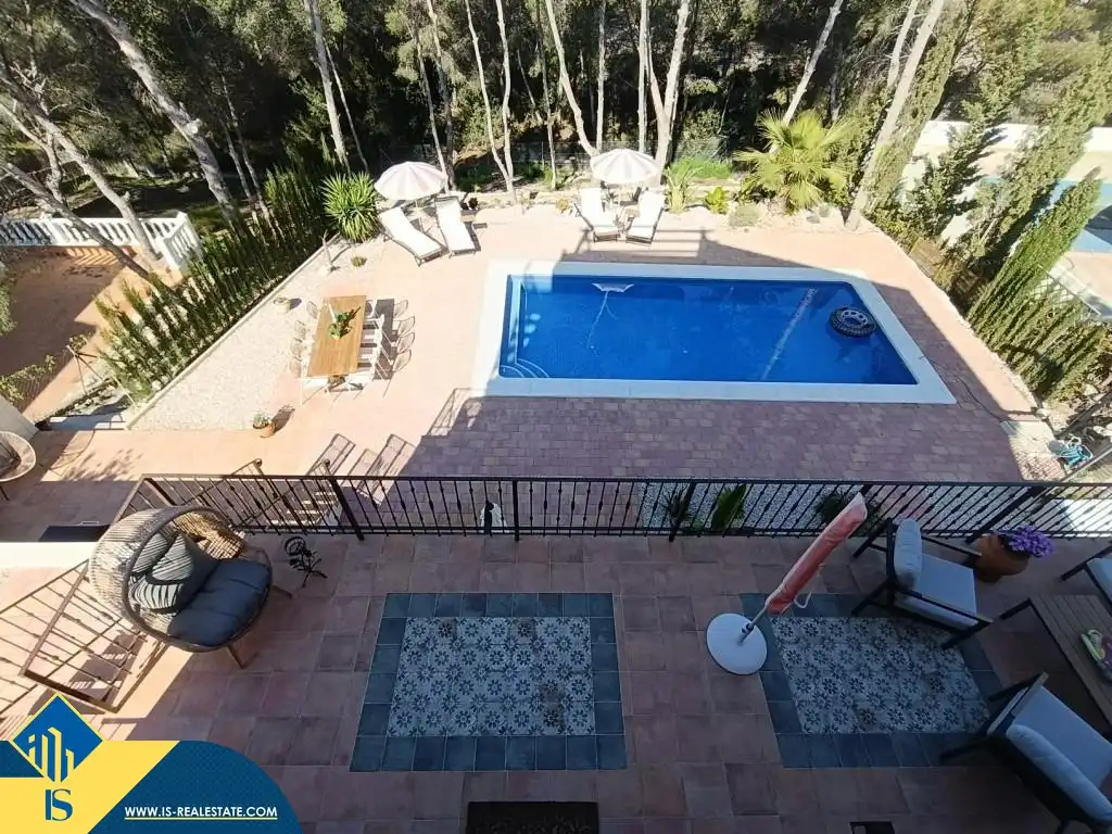 Piscina de Casa o chalet en venta en Pilar de la Horadada con Jardín privado, Terraza y Amueblado