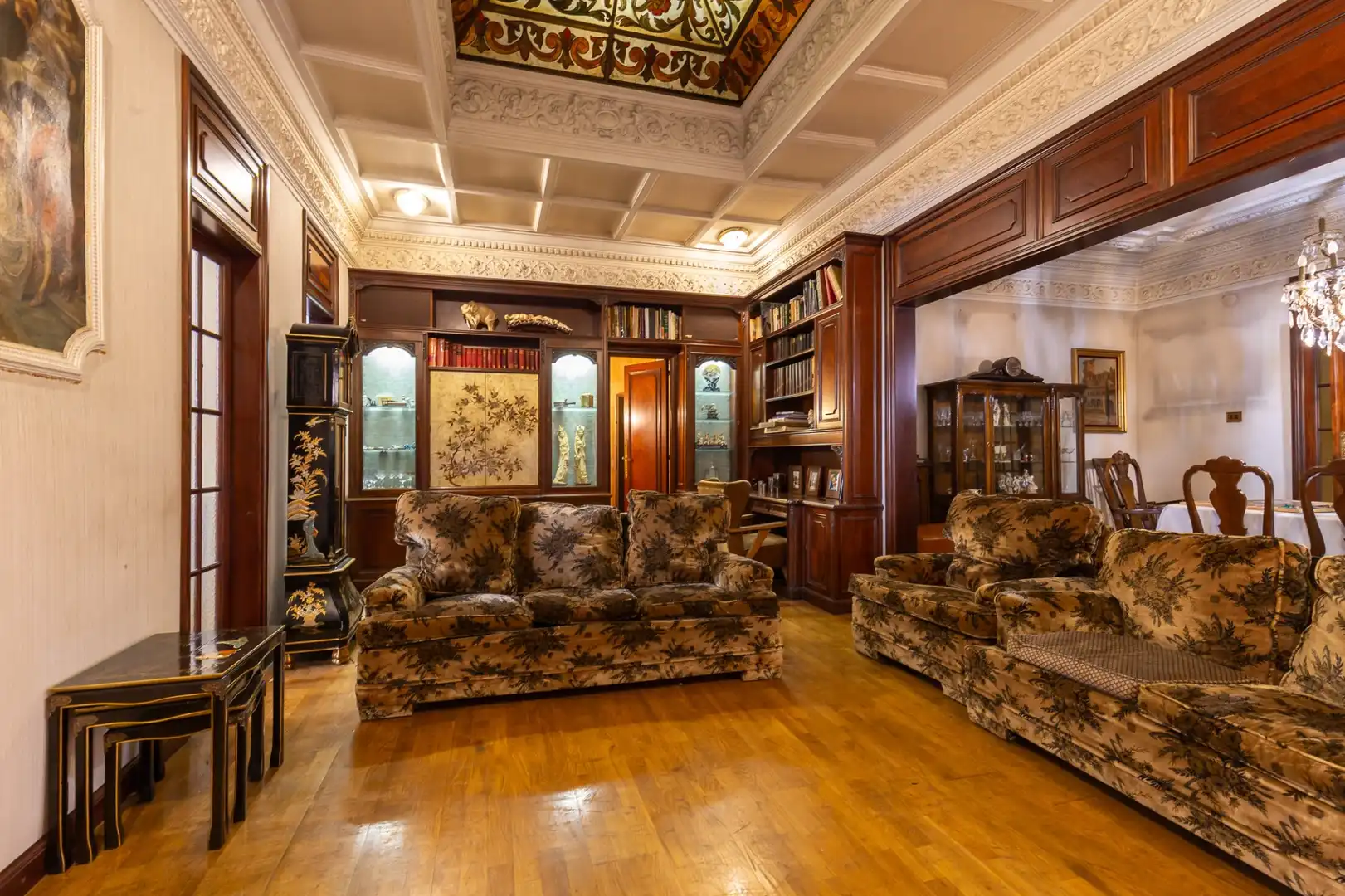 Sala d'estar de Casa adosada en venda en Barcelona amb Terrassa i Traster