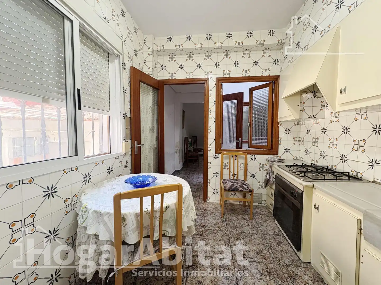 Cocina de Casa o chalet en venta en Tavernes de la Valldigna con Terraza, Trastero y Amueblado