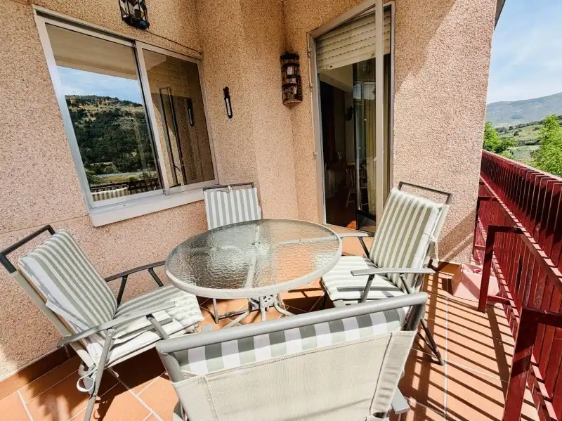 Terrace of Flat for sale in El Espinar  with Heating, Parquet flooring and Terrace