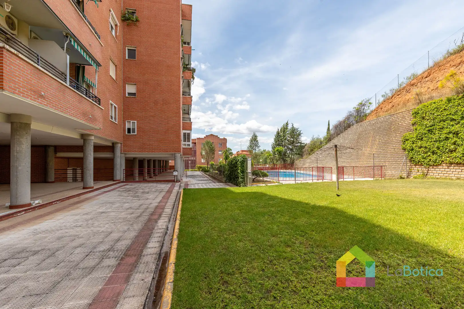 Garden of Flat for sale in Toledo  with Heating, Parquet flooring and Washing machine