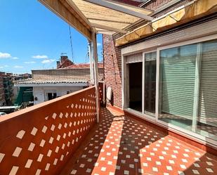 Balcony of Attic for sale in  Madrid Capital  with Air Conditioner and Terrace