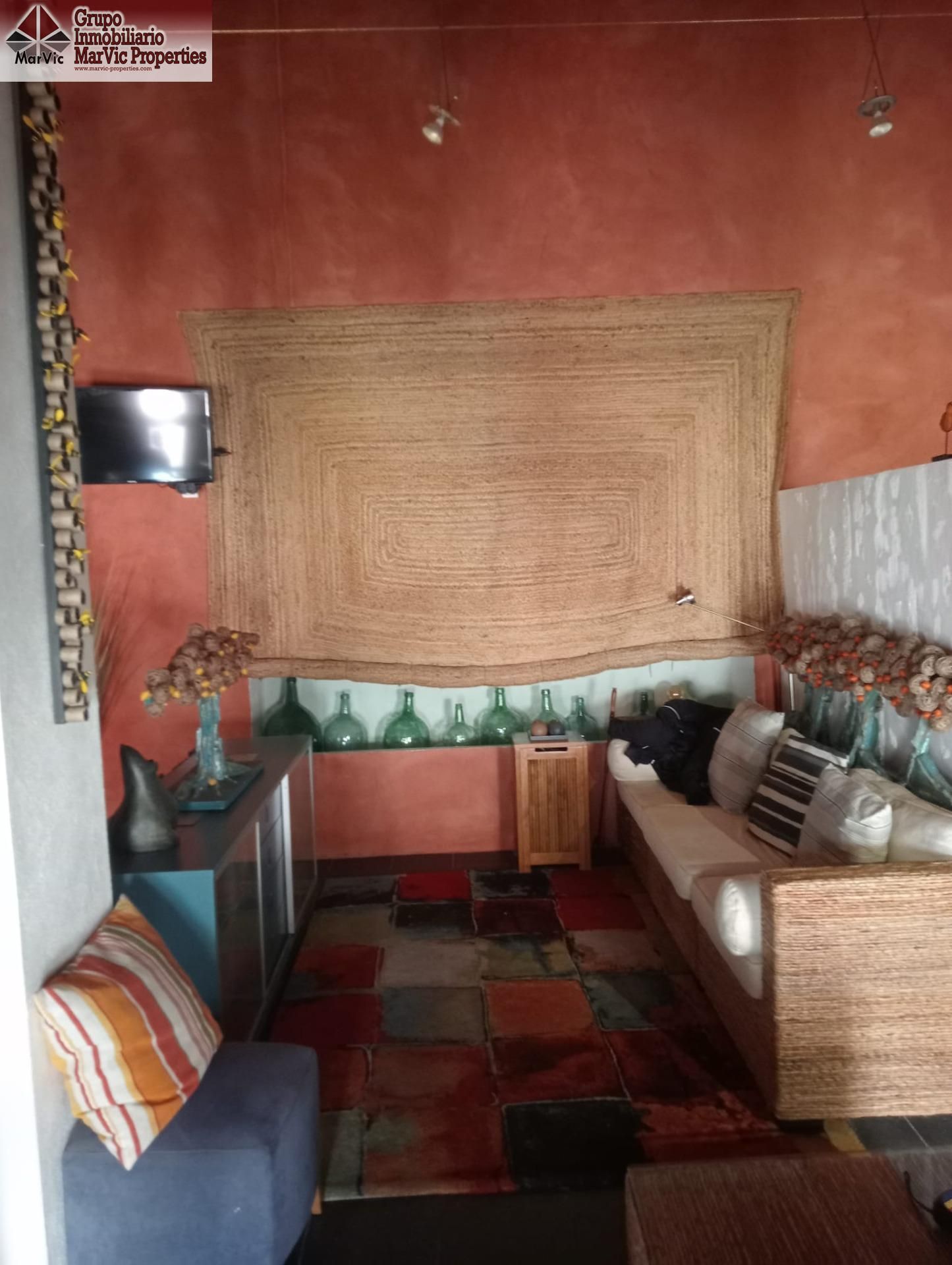Sala d'estar de Casa o xalet en venda en Finestrat