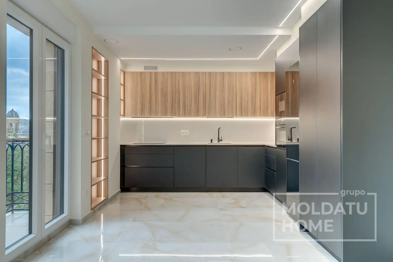 Cocina de Apartamento en venta en Donostia - San Sebastián  con Aire acondicionado, Calefacción y Terraza