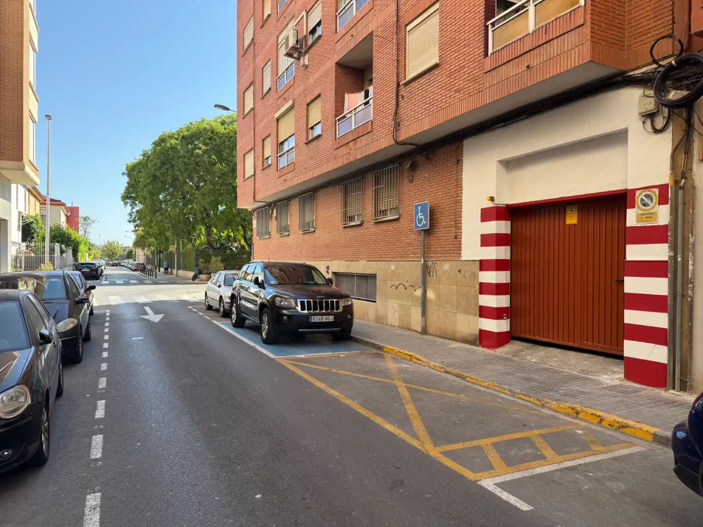 Parkplatz von Garage zur Miete in Alboraya mit Alarm