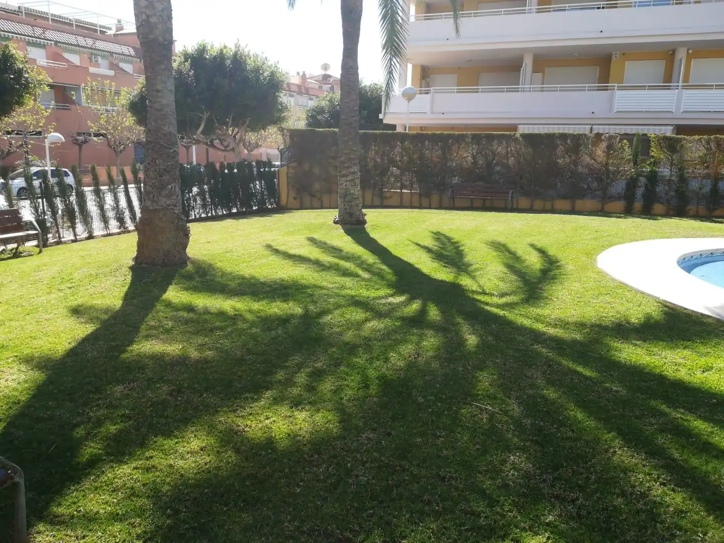 Garten von Wohnungen zur Miete in Oropesa del Mar / Orpesa mit Klimaanlage, Terrasse und Möbliert