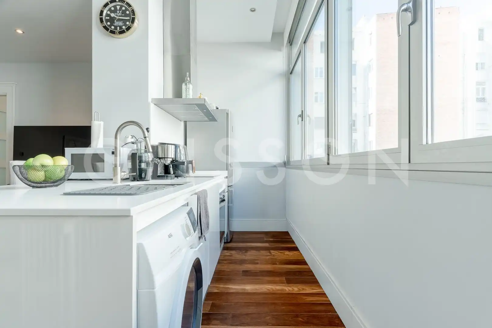 Küche von Wohnung zum Verkauf in Madrid mit Klimaanlage, Heizung und Haustechnik
