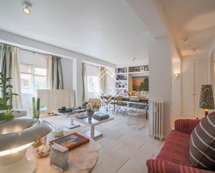 Living room of Flat to rent in  Madrid Capital  with Air Conditioner, Heating and Terrace