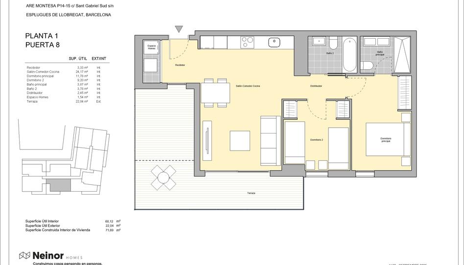 Foto 1 von Wohnung zum Verkauf in  Calle Sant Gabriel, Montesa, Barcelona