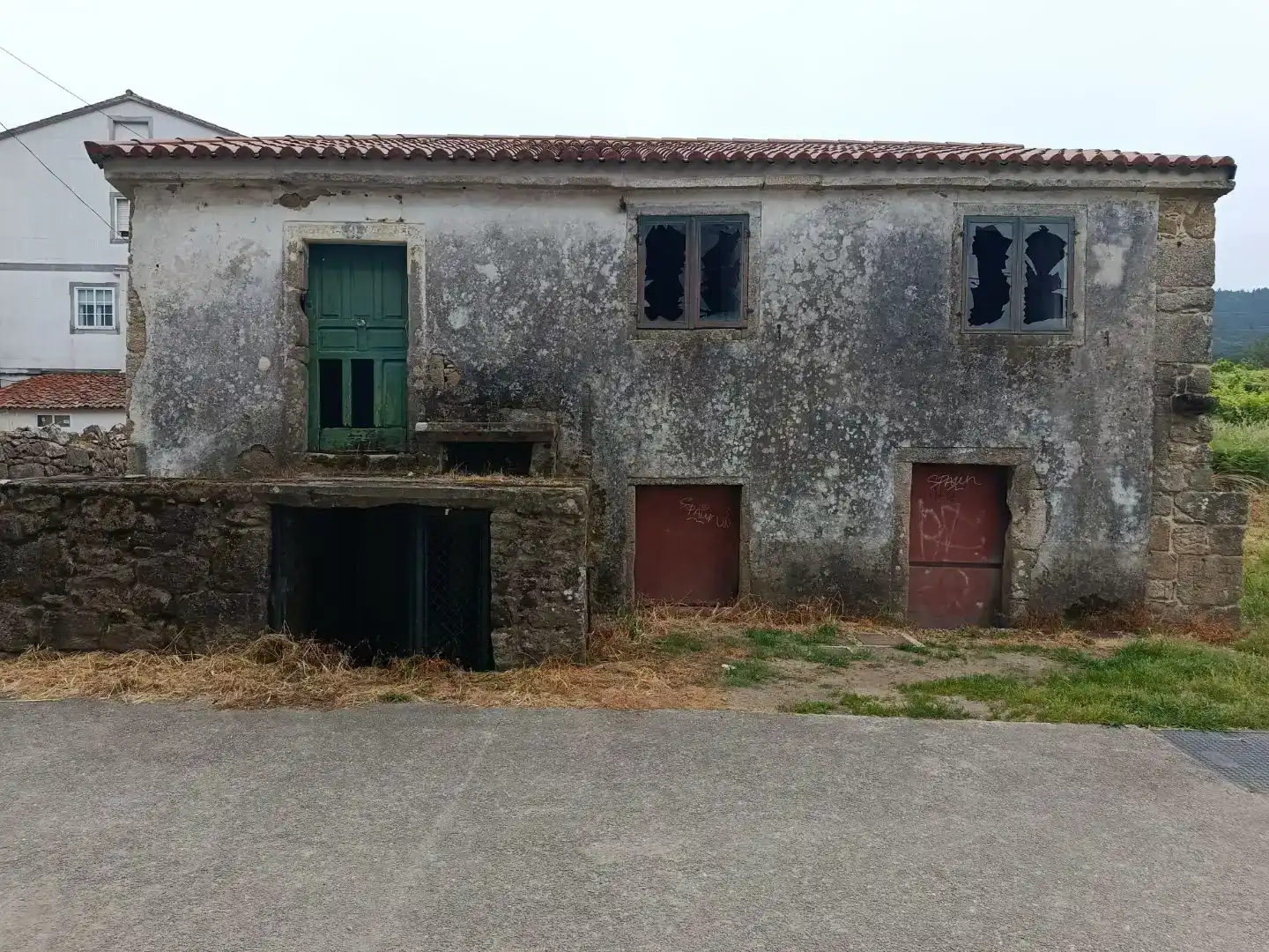 Vista exterior de Casa o xalet en venda en Valga amb Aire condicionat