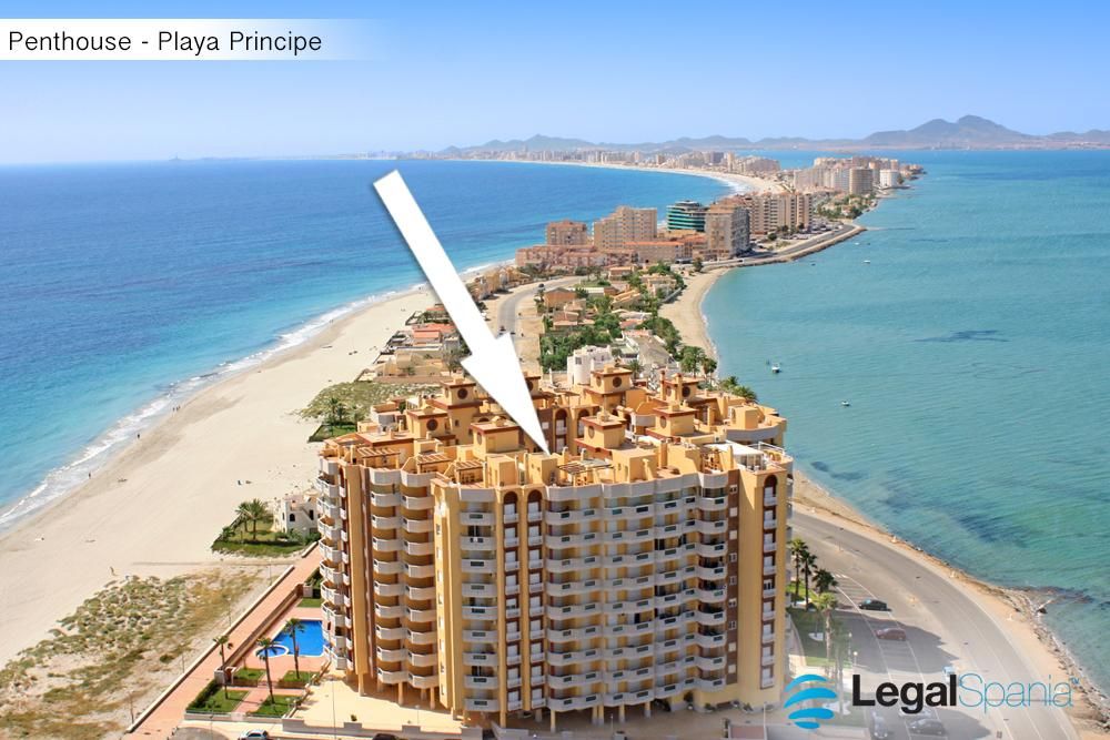 Exterior view of Attic for sale in La Manga del Mar Menor  with Air Conditioner, Heating and Terrace