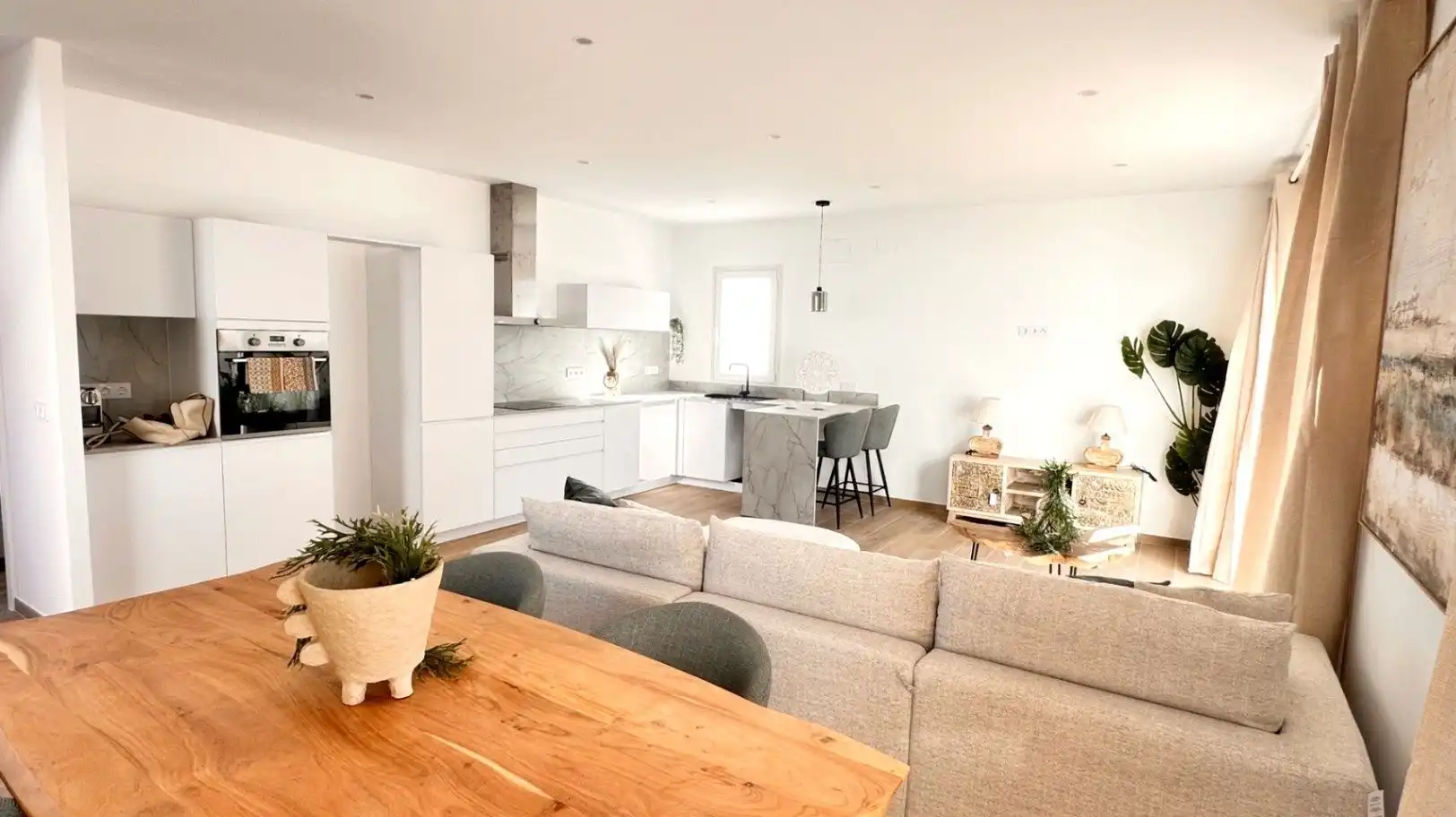 Sala d'estar de Casa o xalet en venda en El Verger amb Calefacció, Jardí privat i Terrassa
