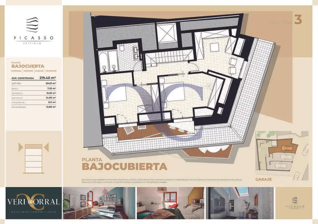 Maisonette zum Verkauf in Noreña mit Heizung, Terrasse und Abstellraum