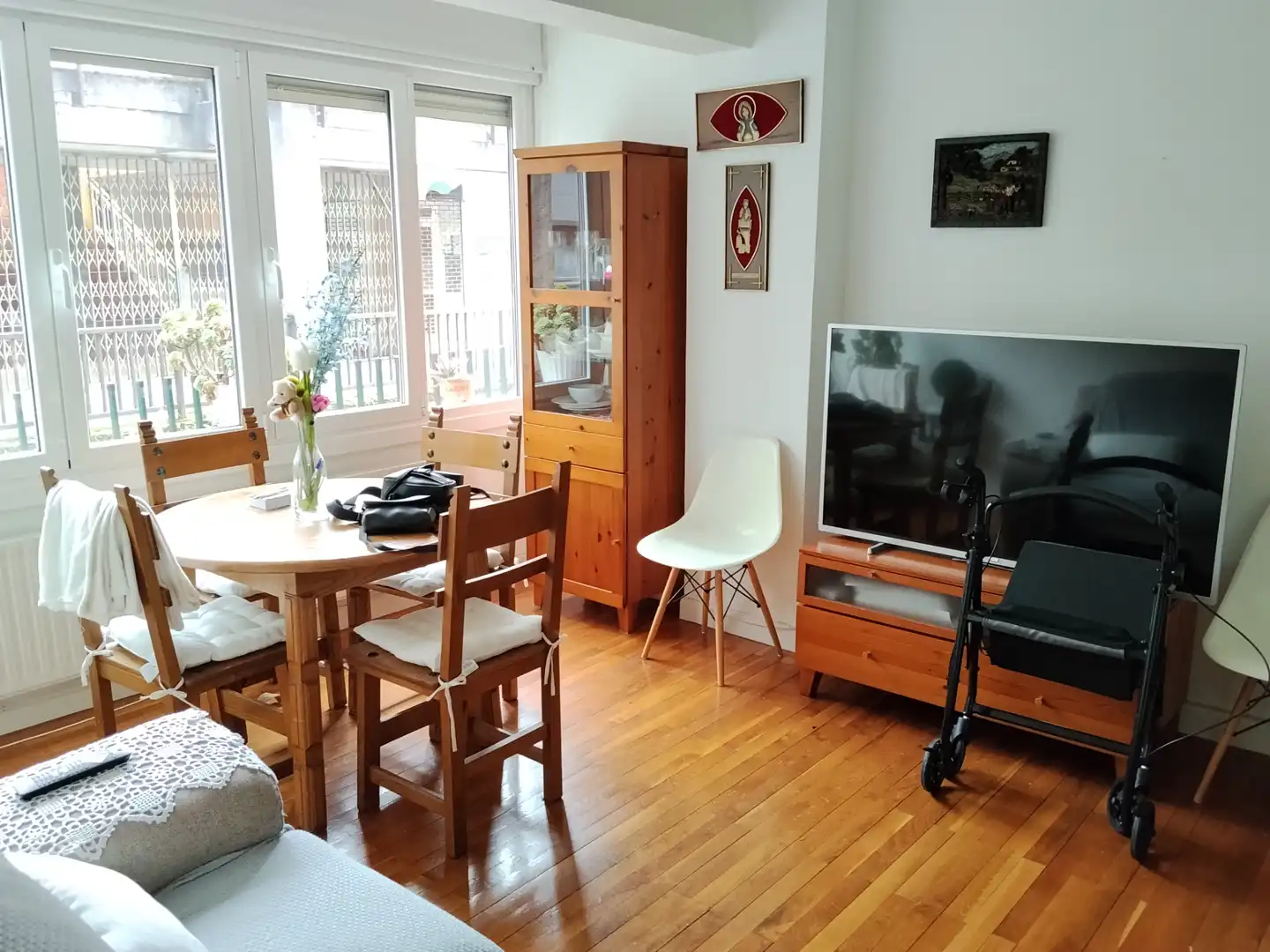 Sala de estar de Piso en venta en Ordizia con Amueblado
