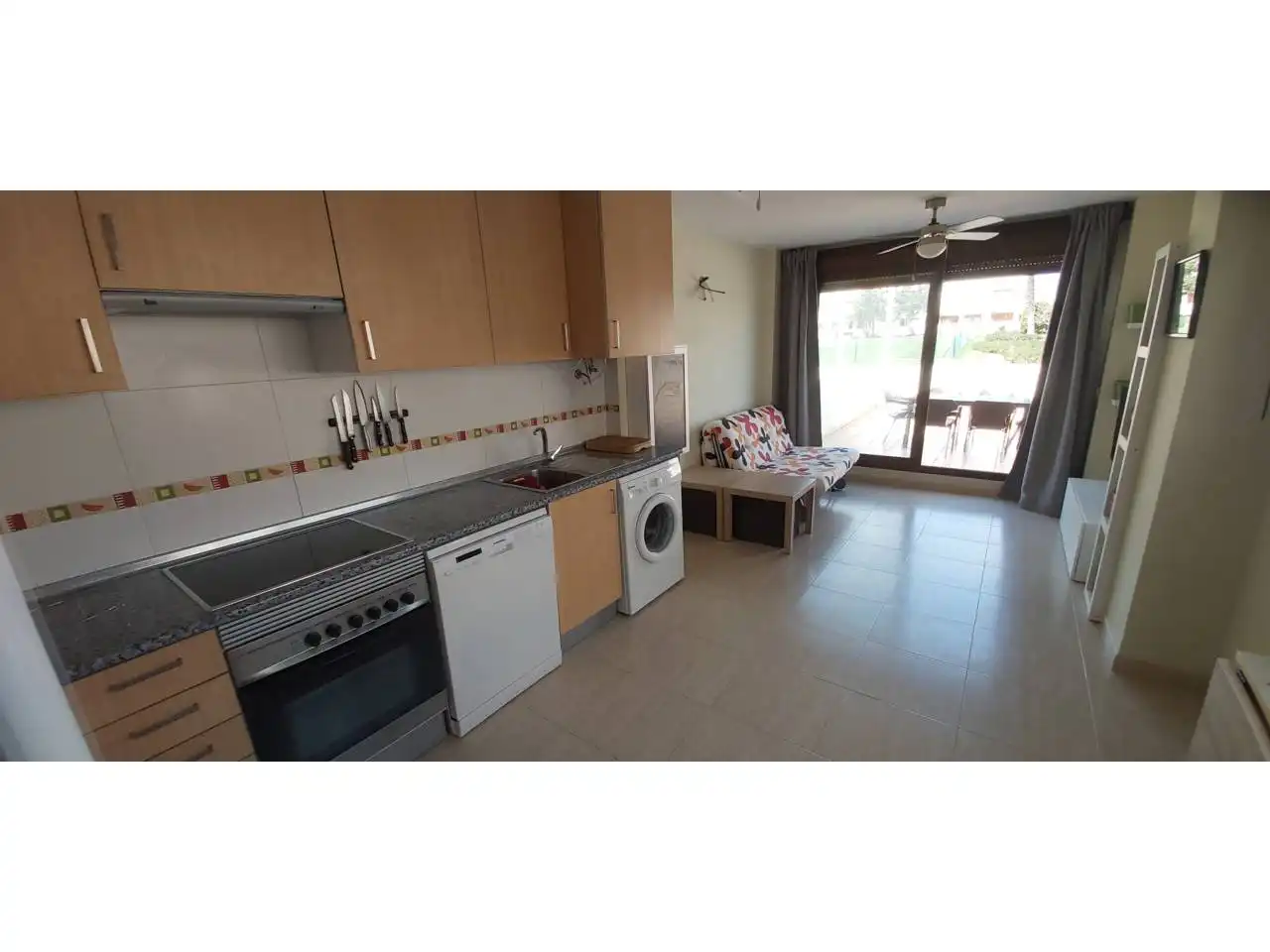 Kitchen of Flat for rent in San Jorge / Sant Jordi  with Air Conditioner, Terrace and Storage room