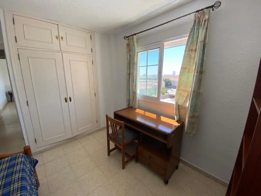 Schlafzimmer von Wohnung zur untervermieten in Málaga mit Terrasse, Möbliert und Alarm