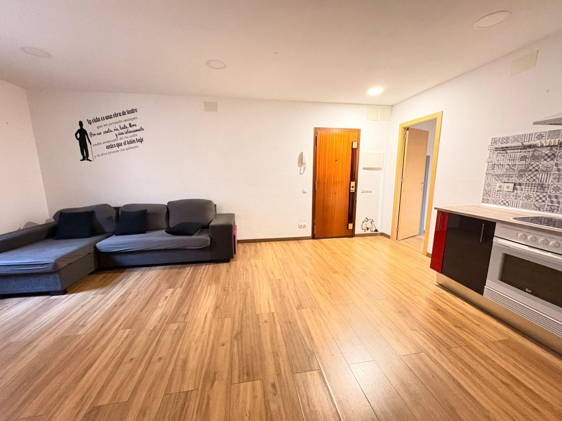 Sala de estar de Ático en venta en Granollers con Terraza