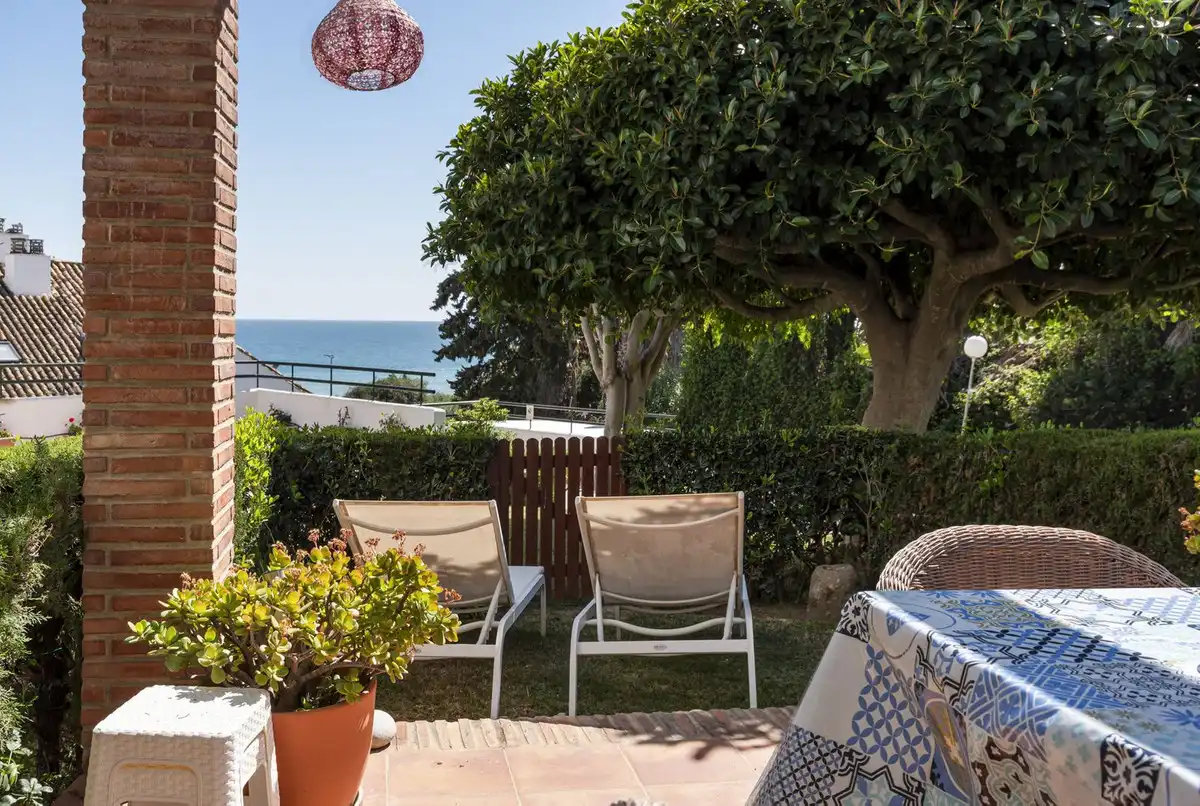 Terrassa de Casa adosada en venda en Marbella amb Aire condicionat, Jardí privat i Terrassa