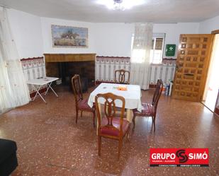 Dining room of House or chalet for sale in Llombai  with Air Conditioner, Terrace and Swimming Pool