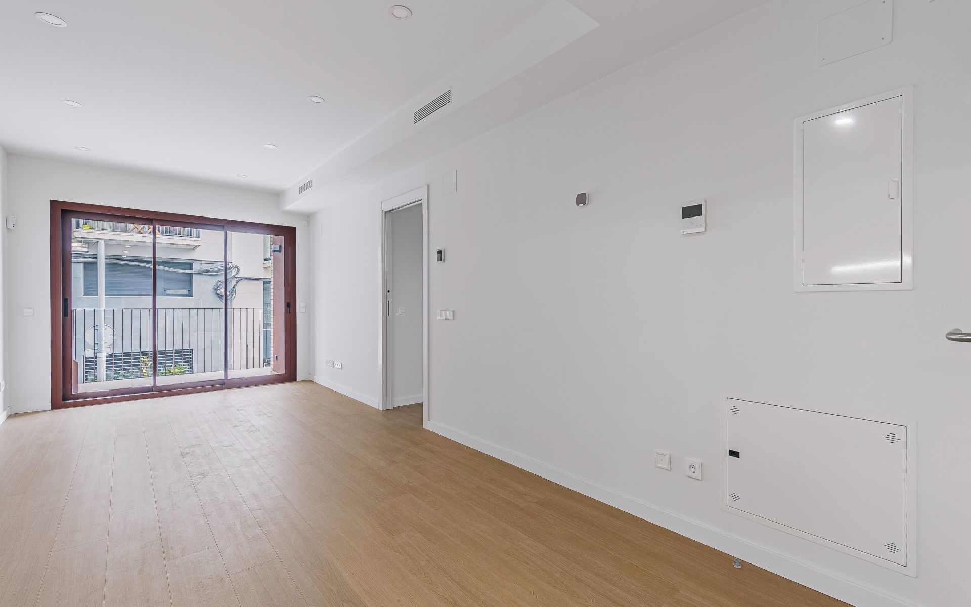 Living room of Flat to rent in  Barcelona Capital  with Air Conditioner, Heating and Terrace